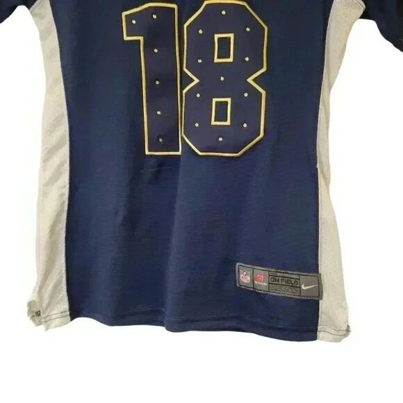 NFL Denver Broncos Eli Manning Women's Navy & Orange Jersey - Picture 8 of 9